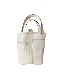 Alternative view of Hermes Picotin 18 Cargo Nata/Ecru, Toile Geoland/ Swift